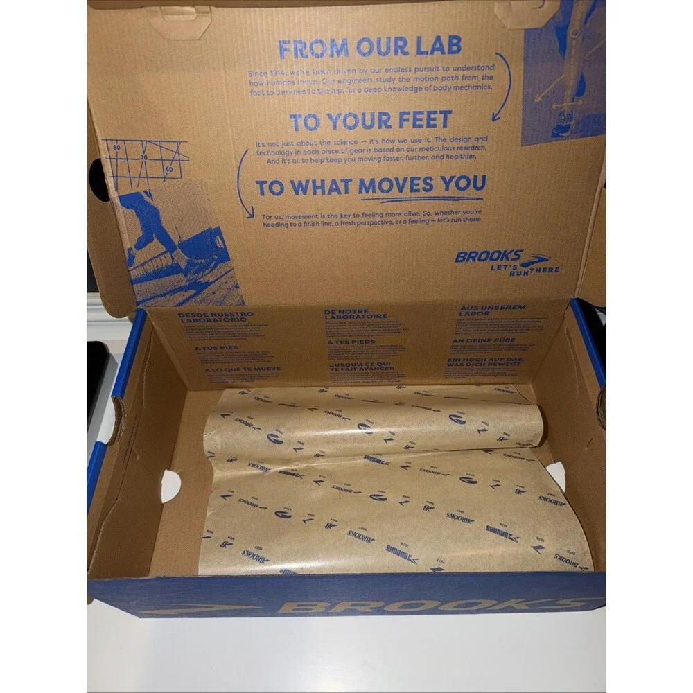 Brooks Men’s Ghost 17 EMPTY SHOE BOX ONLY Storage Organization Original Package